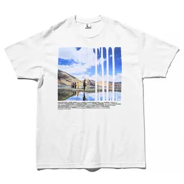 [낙하의 왕국 x weber] T shirt 화이트 L 사이즈