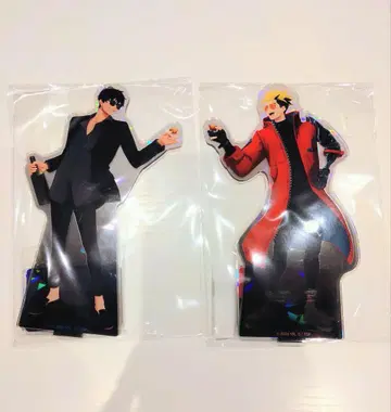 2개 세트 BIG 아크릴 스탠드 키라메키 중외 그레이스 카페 TRIGUN