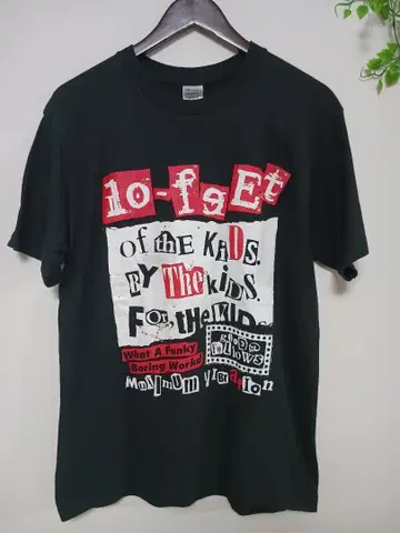 10-FEET OF THE KIDS BY THE KIDS 티셔츠 L 블랙