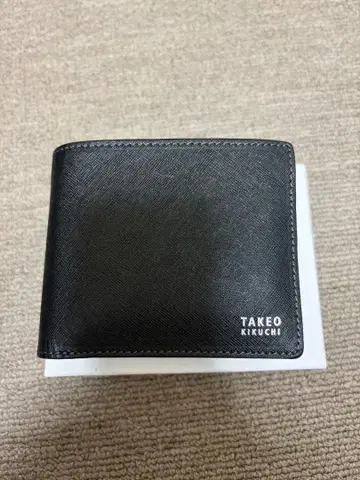 TAKEO KIKUCHI 접이식 지갑 블랙