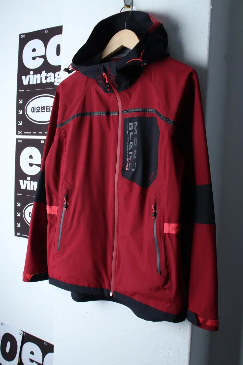 W(XL) 라퓨마 집업 바람막이 점퍼자켓 등산 방수 버건디-H35205