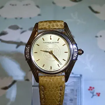 [ 작동/새 배터리 ] SEIKO 와타나베 유키사부로 모델 여성용 손목시계 1992년 제조