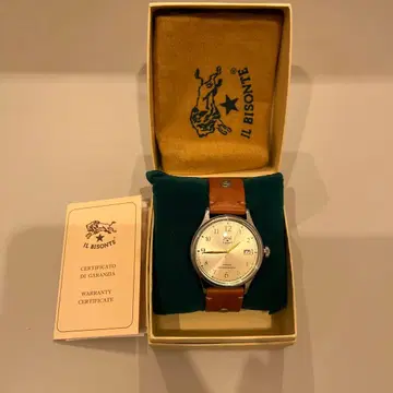 IL BISONTE 손목시계 자동 와인딩 방식