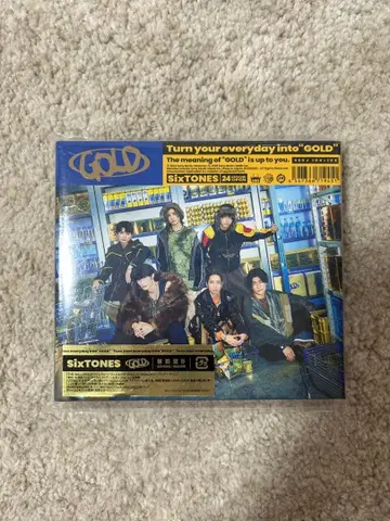 SixTONES 앨범 GOLD 초회 한정판 B