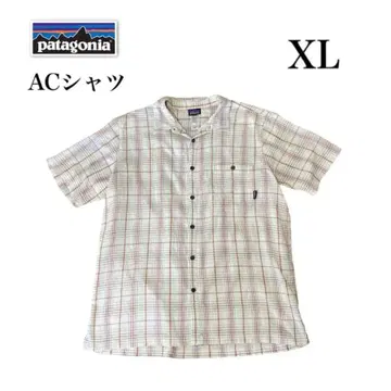 patagonia A/C 얀 반팔 셔츠 체크 XL 사이즈 파타고니아