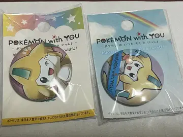 포켓몬 with YOU 캔뱃지 지라치 2종 세트
