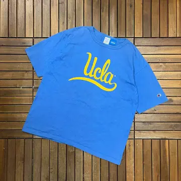 USA제 Champion UCLA 크루넥 반팔 티셔츠 칼리지