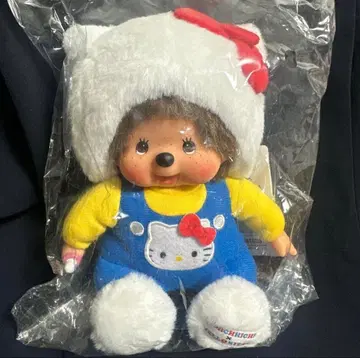 새상품 정품 헬로키티 콜라보 몽치치 봉제 인형