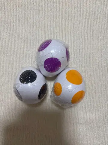 요시 메지루시 액세서리 블랙 오렌지 보라색 세트 미개봉