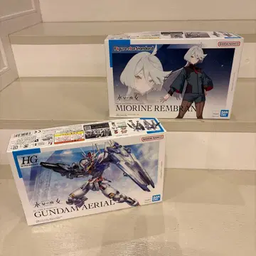 HG 1/144 건담 에어리얼 & 미오리네 렌 블랑