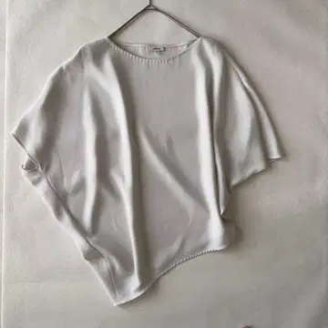 엔폴드 ENFORD 더블 크로스 비대칭 풀오버 변형 블라우스