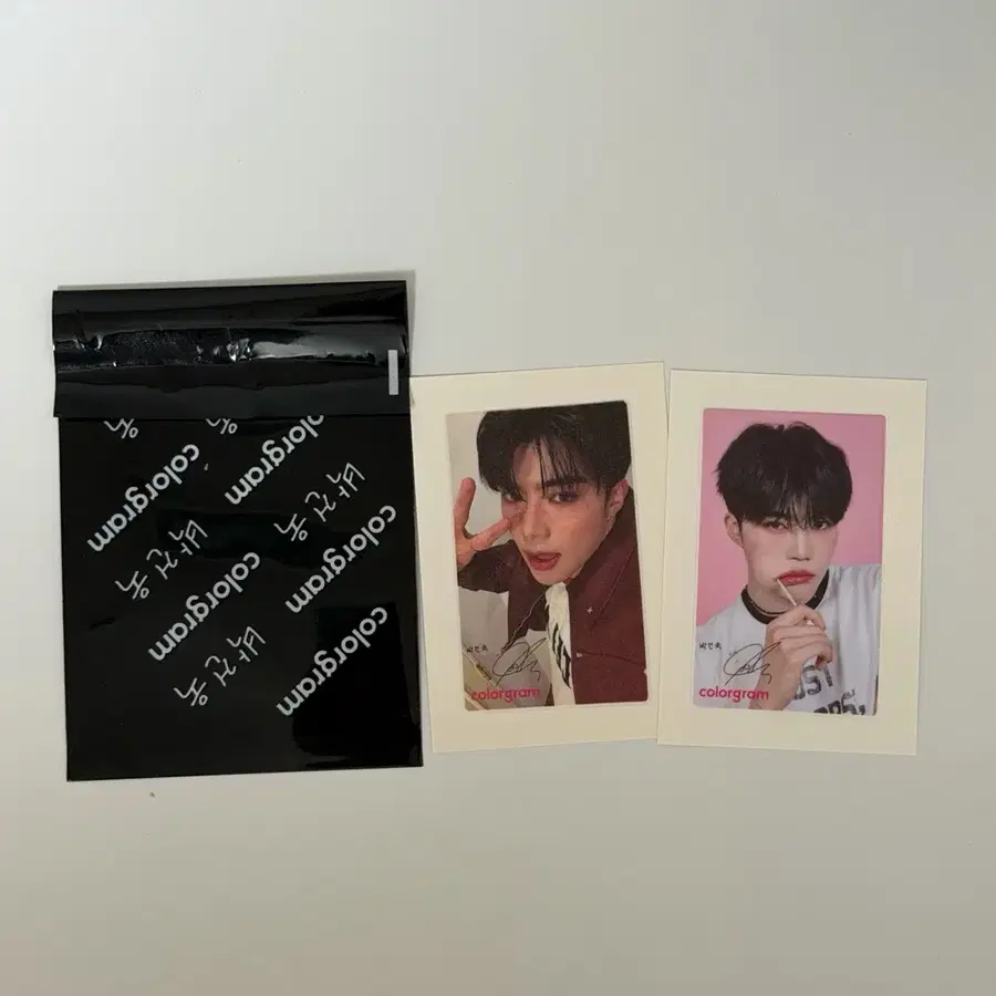 컬러그램 박건욱 포토카드 일괄