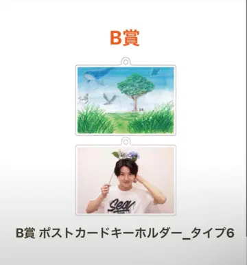 NATSLIVE B상 엽서 키링