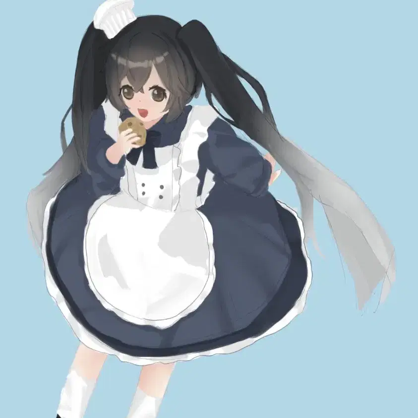 여캐 풀채 전신 그림 커미션 (0.4)