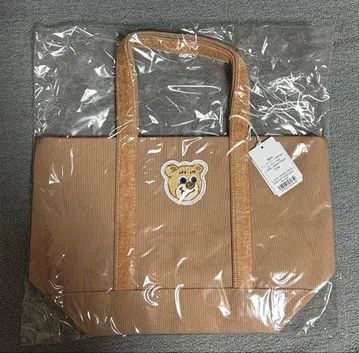 [ 새상품 ] 페이러 올드 테디 와펜 토트 백 베이지 L 소
