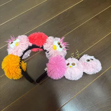 USJ 모피 머리띠 귀찌 세트