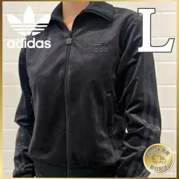 [ 새상품 ] adidas 벨로아 트랙 자켓 블랙 L JY2592