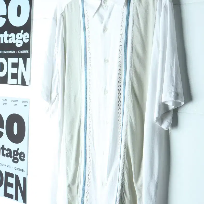 (XL-3XL) 브랜드빈티지 반팔셔츠 남방 00S 년대-H35053