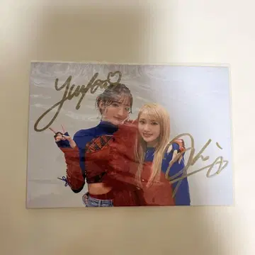 Girls2 야마구치 키라 오가와 오우카 친필 사인