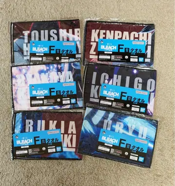 제일복권 BLEACH F상 타월 전 6종 세트