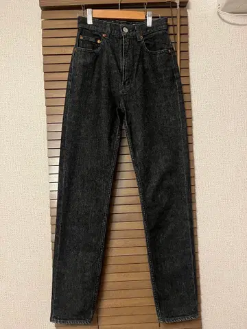 MOUSSY PLAIN JEANS 스트레이트 데님 블랙