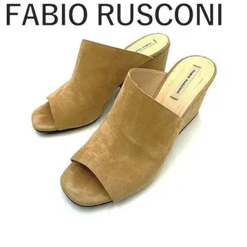 파비오 루스코니 FABIO RUSCONI 샌들 스웨이드 베이지