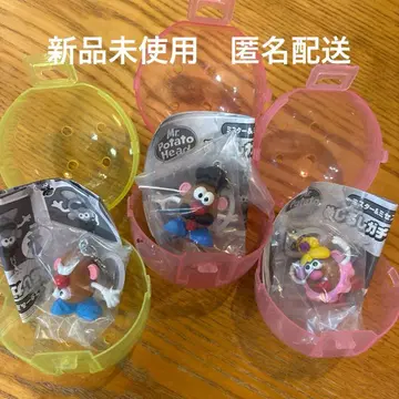 미사용 새상품 미스터 & 미세스 포테이토헤드 메지루시 가챠 마스코트 3개 세트