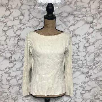 NATURAL BEAUTY BASIC ( M ) 보트넥 리브 티셔츠
