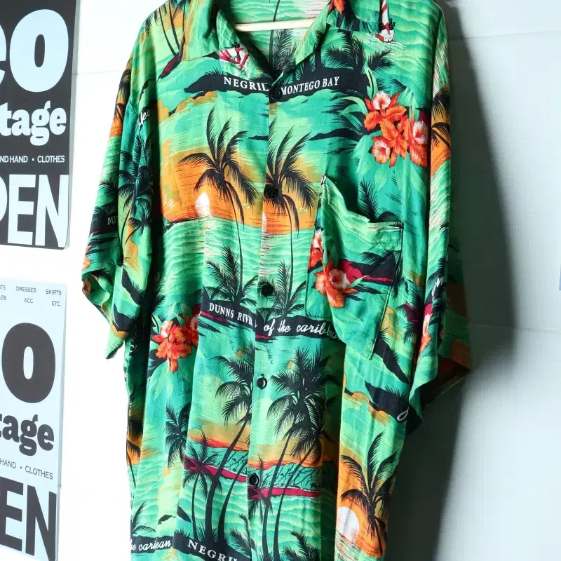 (XL-3XL) 브랜드빈티지 반팔셔츠 남방 90S 년대-H35067