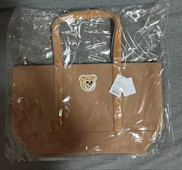 미사용 새상품 페이러 올드 테디 토트백 LL 베이지