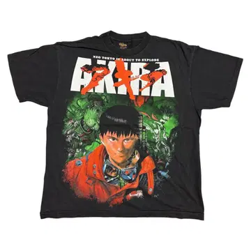 AKIRA 아키라 그래픽 T셔츠 블랙 XL 애니메이션 카네다 테츠오