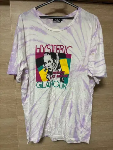HYSTERIC GLAMOUR 타이 다이 T셔츠