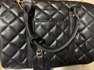 ROYAL PARTY 퀼팅 보스턴 미니 BAG 블랙