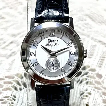새상품 배터리 순은 Donar Sterling Silver 여성용 손목시계