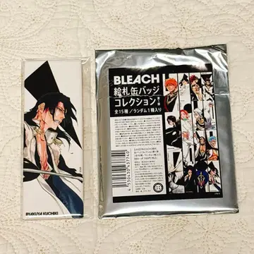 [ 즉시 구매 가능 ] BLEACH 그림 엽서 캔뱃지 컬렉션 쿠치키 뱌쿠야