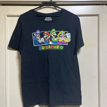 SUPER MARIO T셔츠 M 사이즈 블랙