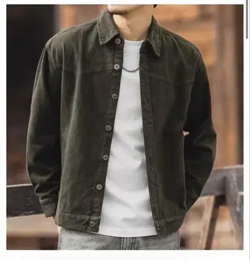 Vintage retro cargo shirt 긴팔 셔츠