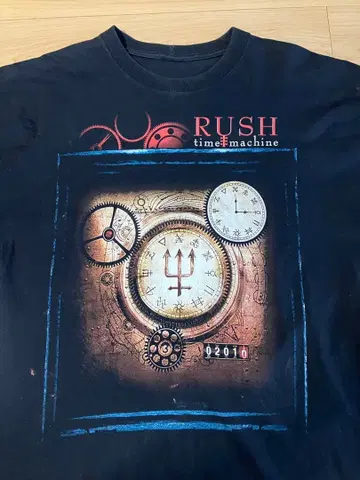00s RUSH 타임머신 밴드 티셔츠
