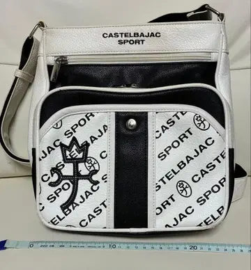 CASTELBAJAC SPORT 숄더백 화이트 블랙