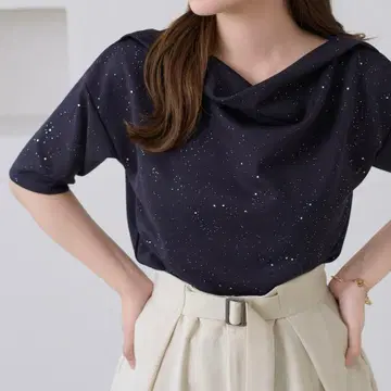 [ apres jour clair ] 드레이프 라메 상의