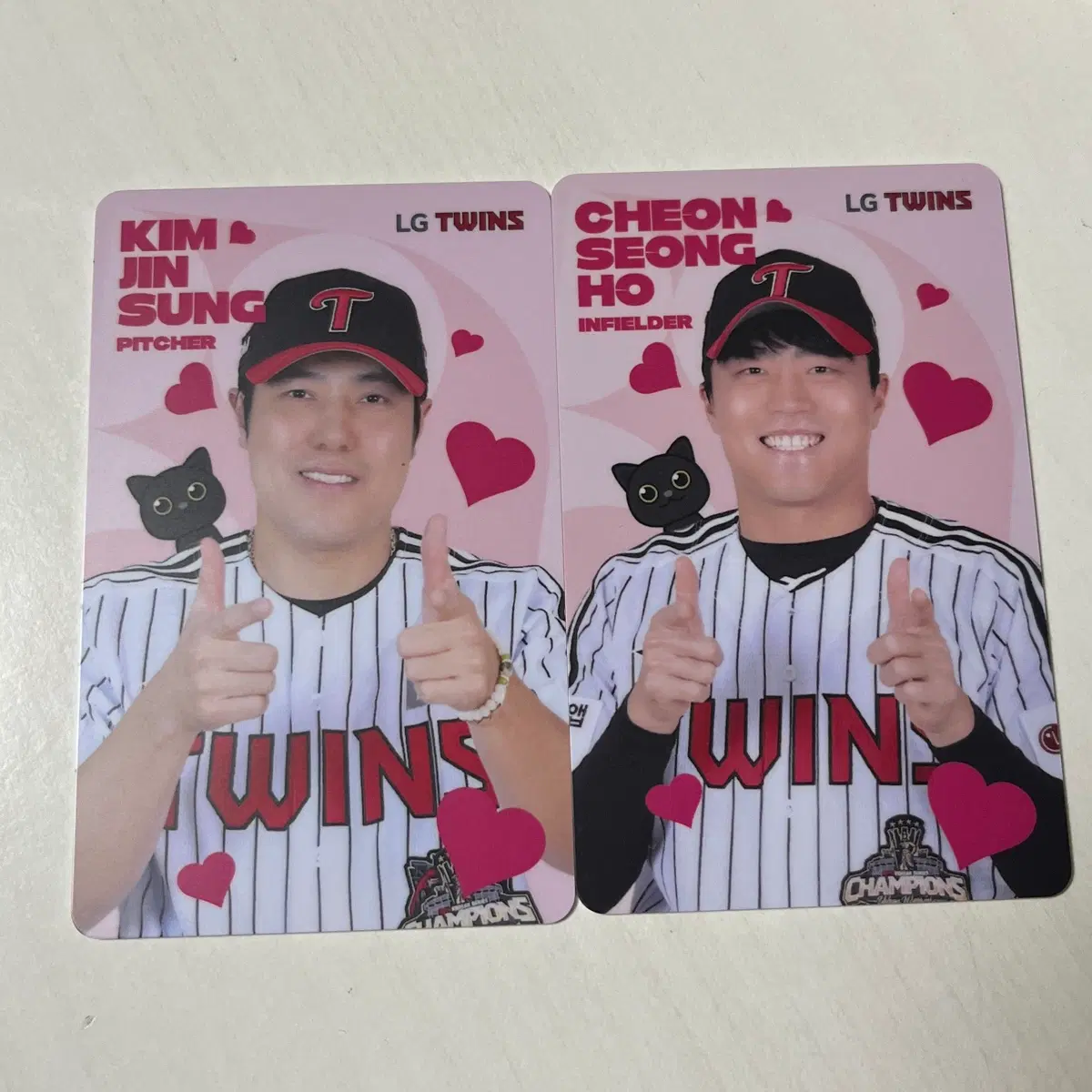 엘지트윈스 7월 포카 정가이하