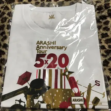 새상품 ARASHI Anniversary 5x20 티셔츠