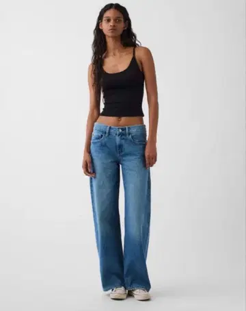 The Hailey Jean 로우라이즈 루즈핏 데님