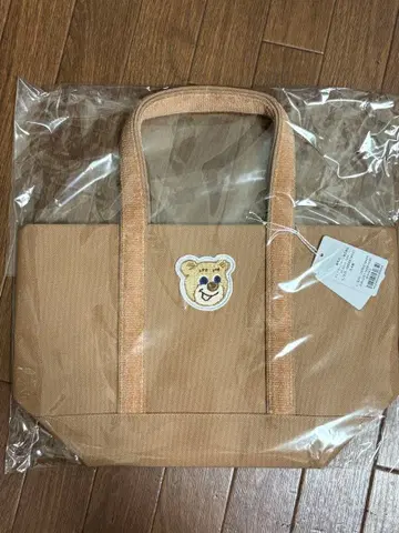 페이러 올드 테디 와펜 토트백 베이지 L 새상품