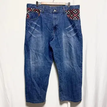 XXXL 상당 JUVENILE DELINQUENT 와이드 데님 팬츠 42