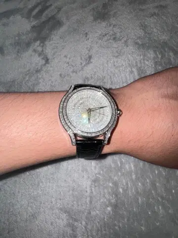 [GRA 감정서 박스 포함] iced out watch Moissanite