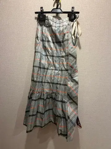 PONTI 체크 무늬 롱 스커트