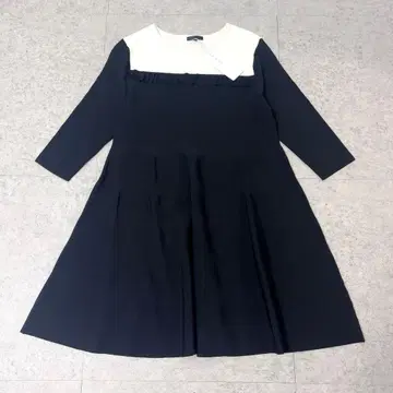 TO BE CHIC 바이컬러 니트 원피스 사이즈 3 새상품