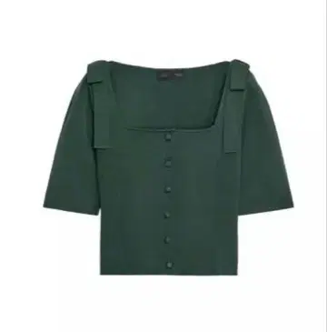 ZARA 미사용 새상품 니트 자켓 숄더 리본 포함