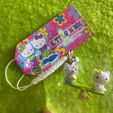 [ KITTY & MIMMY: 시소 ] 2004년 키티 족자 레어 & 새상품급